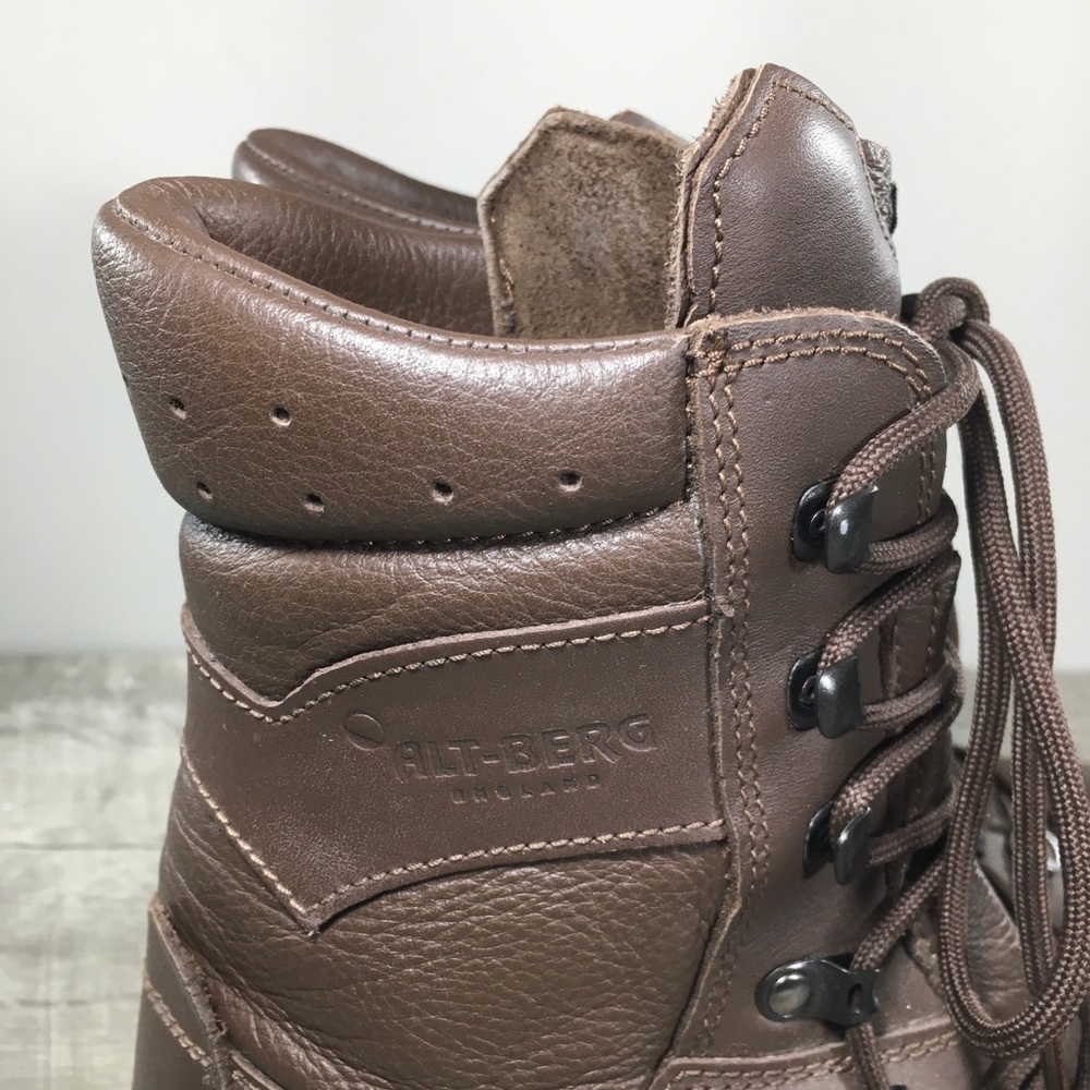 Alt-Berg Defender Combat Leather Hiking Backpacking Trail Work Mens Boots Size 8 - Picture 8 of 11
